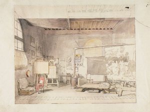 The Atelier of Alexander Ivanov in Rome